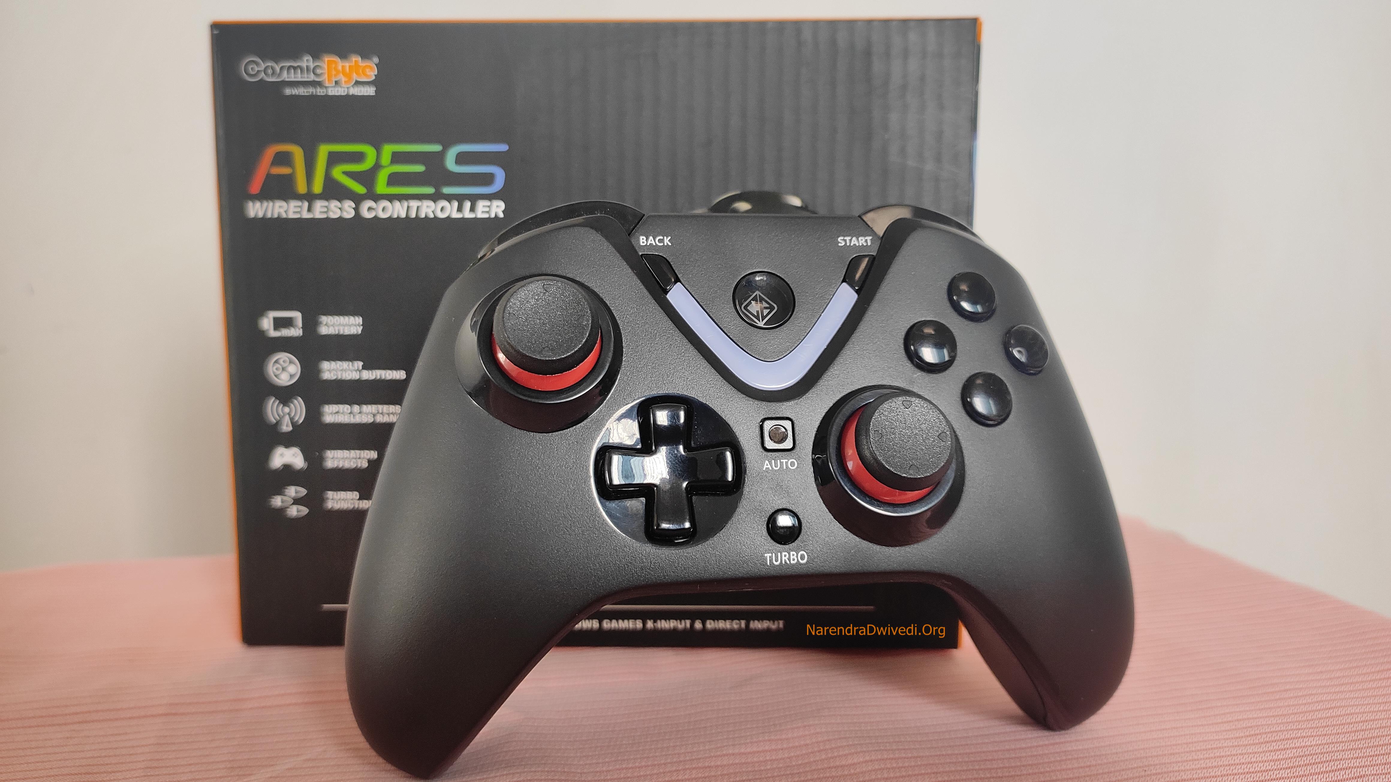 Cosmic Byte ARES Wireless Controller Review - Narendra Dwivedi